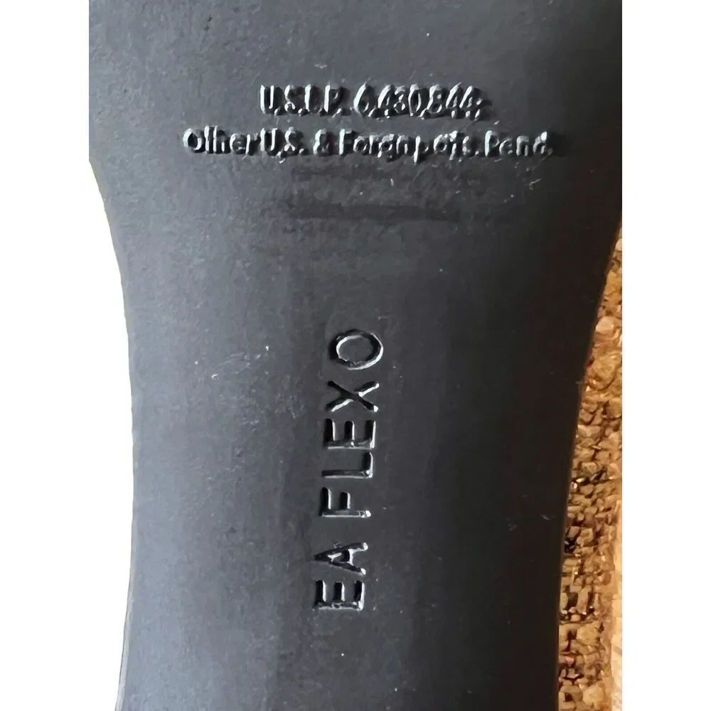 Enzo Angiolini Flexo Keiran Medium Brown Fabric Round Toe Pumps Wmns Sz 10 READ
